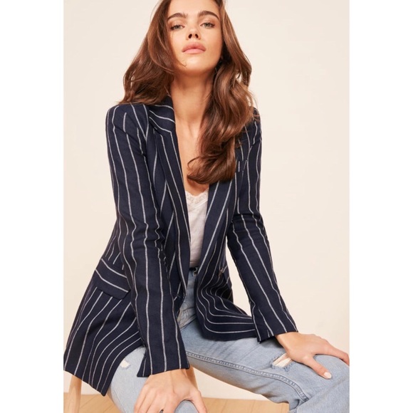 Reformation Jackets & Blazers - Reformation-Double Breasted-Verano-Linen Blazer